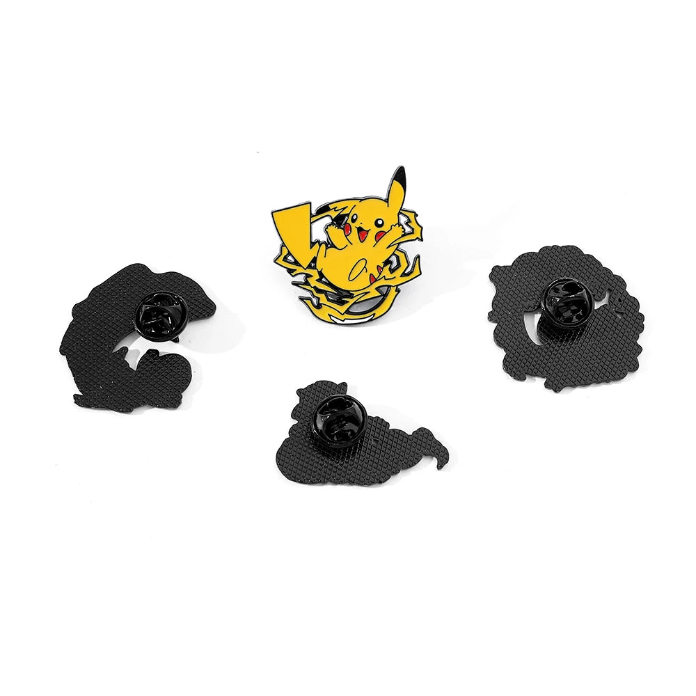4 Pcs Anime Pokemon Pin