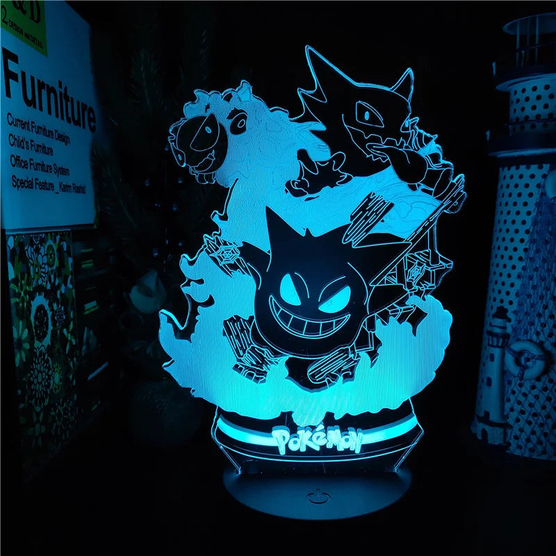 Pokemon Lampára Anime LED
