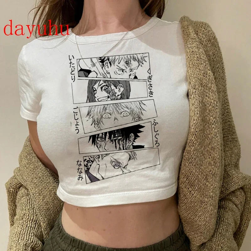Camiseta Estilo 90S Hip Hop Mujer
