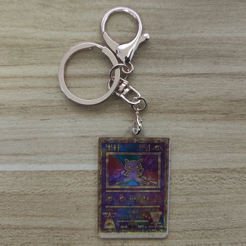 Pokemon Anime Llavero Estilo Carta Coleccionable