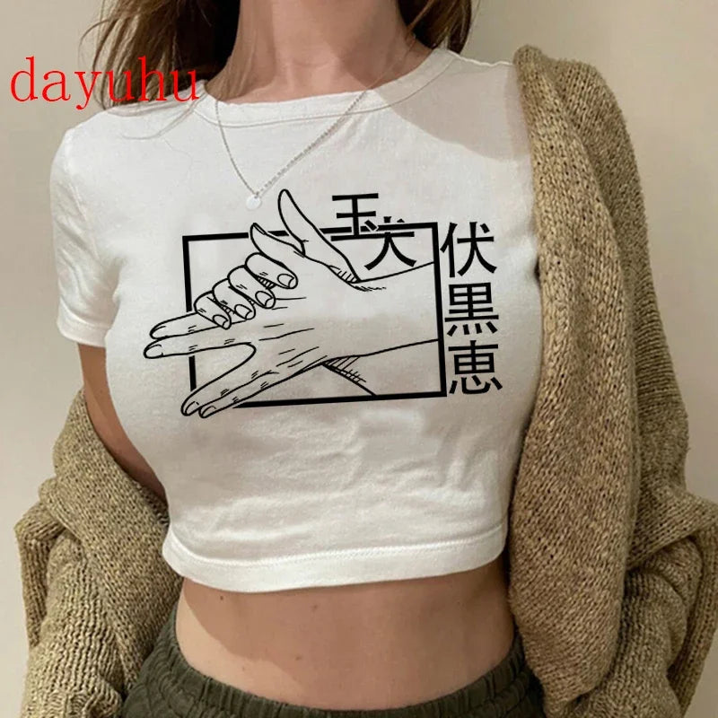 Camiseta Estilo 90S Hip Hop Mujer