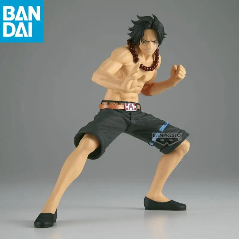 Original Bandai Banpresto Figura Anime One Piece Ace