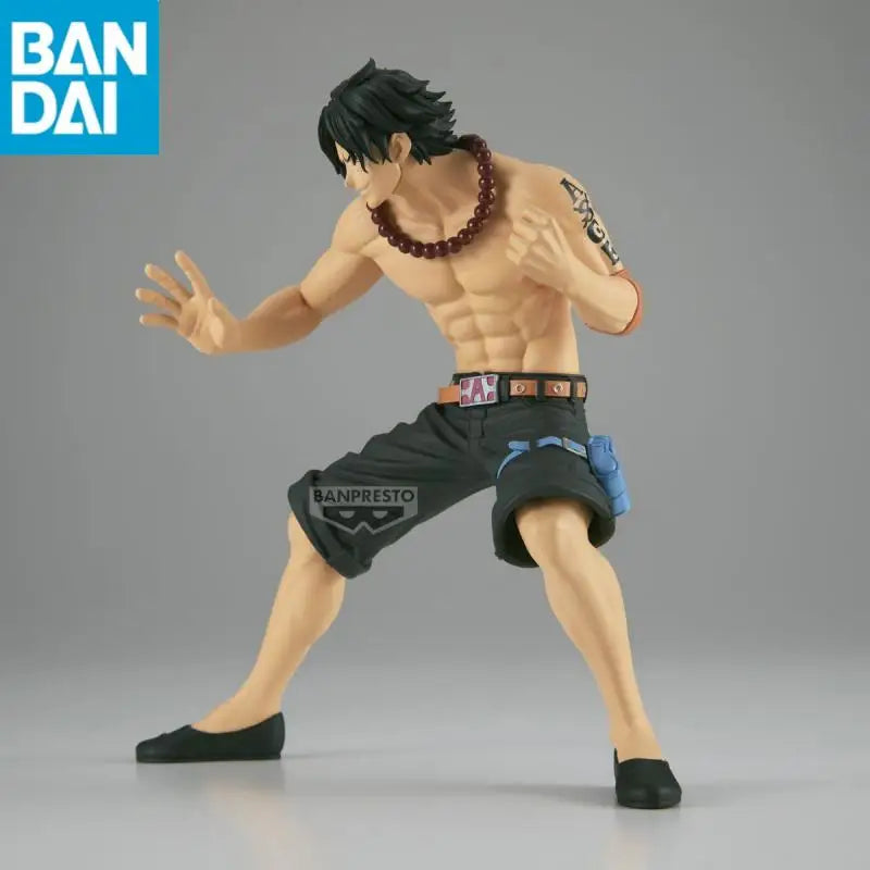 Original Bandai Banpresto Figura Anime One Piece Ace