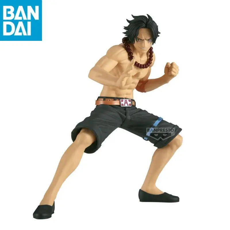 Original Bandai Banpresto Figura Anime One Piece Ace