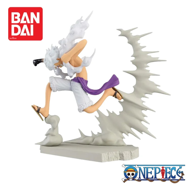 Original Bandai Banpresto One Piece Monkey D. Luffy y Rob Lucci