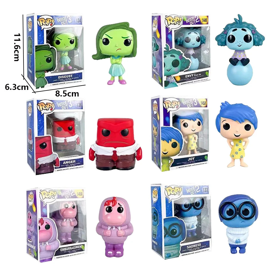 Figuras Anime Inside Out 10cm