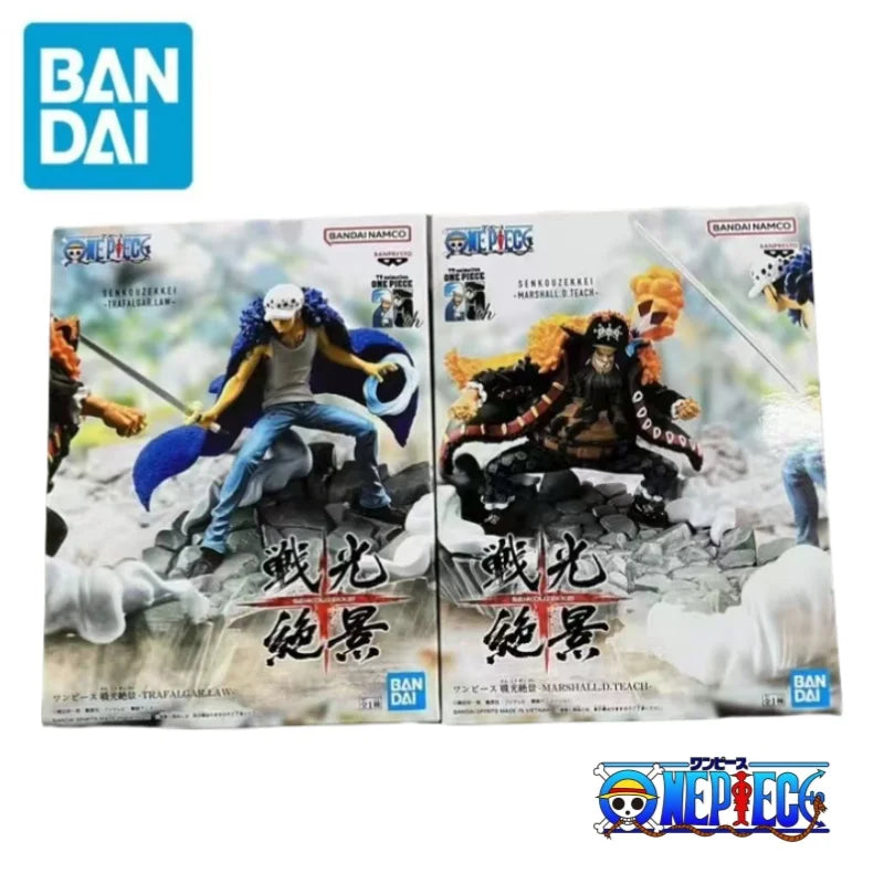 Bandai Original One Piece Banpresto Barba Negra VS Law