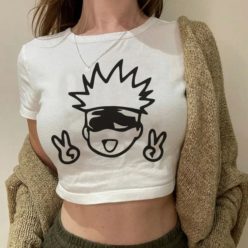 Camiseta Estilo 90S Hip Hop Mujer