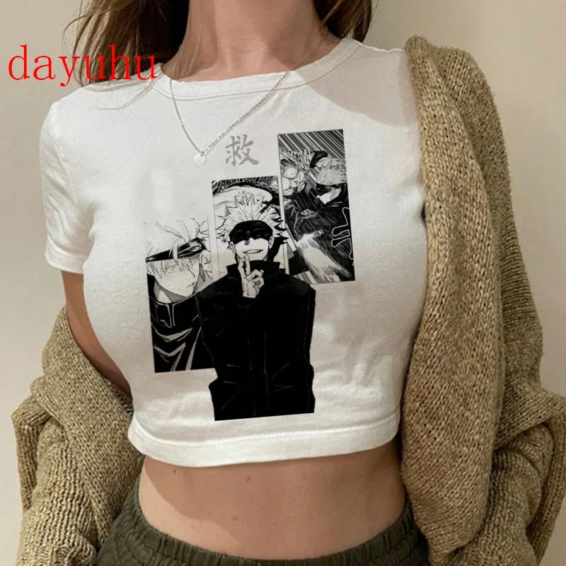 Camiseta Estilo 90S Hip Hop Mujer