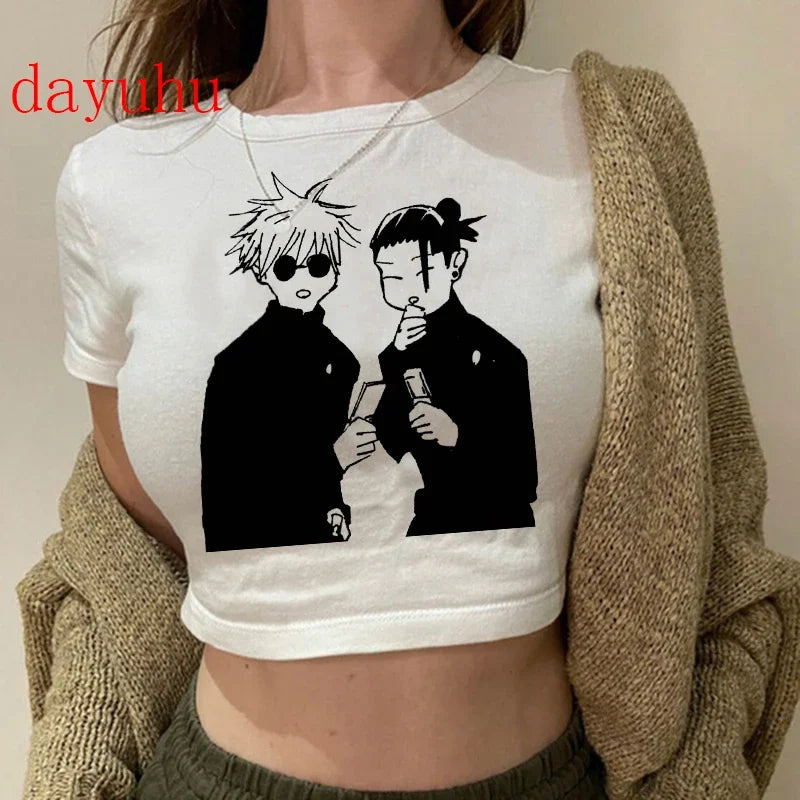 Camiseta Estilo 90S Hip Hop Mujer