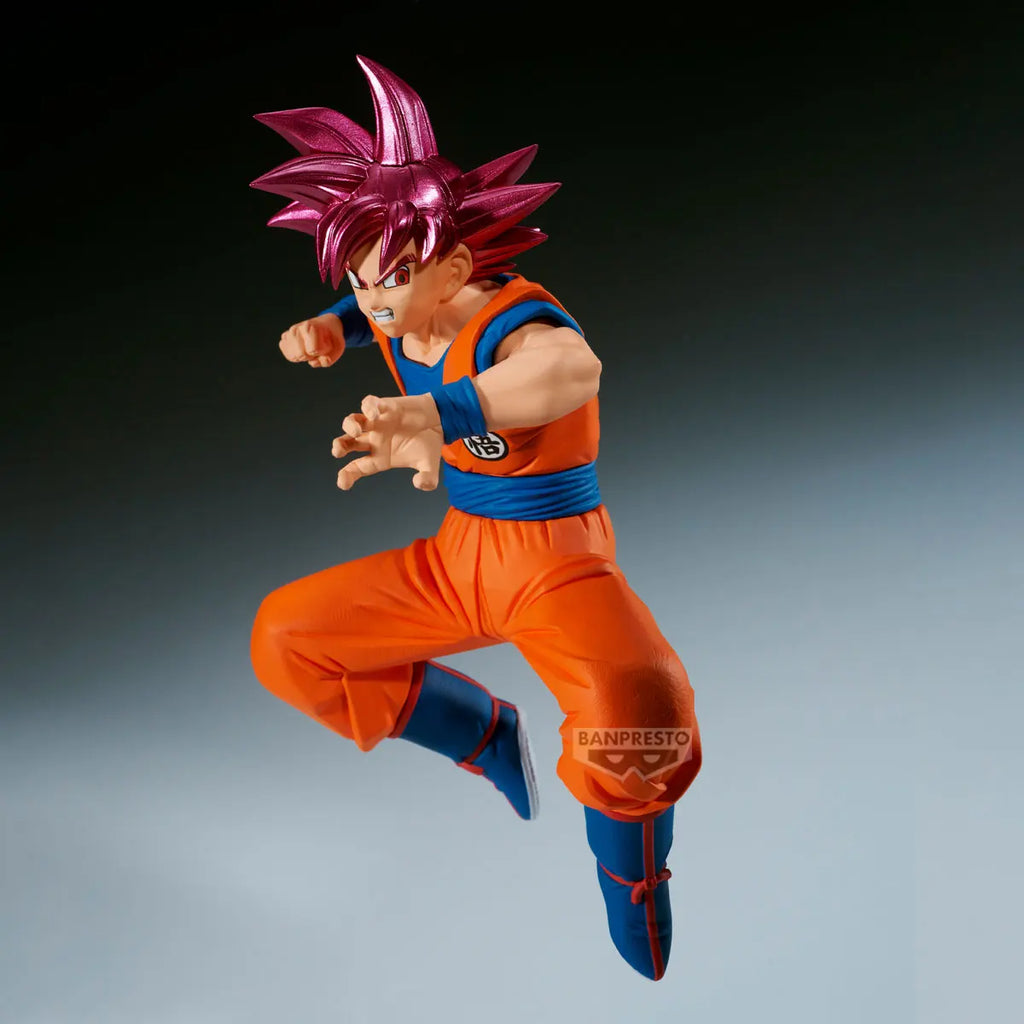 Original Bandai Banpresto Figura Anime Dragon Ball Super Saiyan God Goku VS Beerus