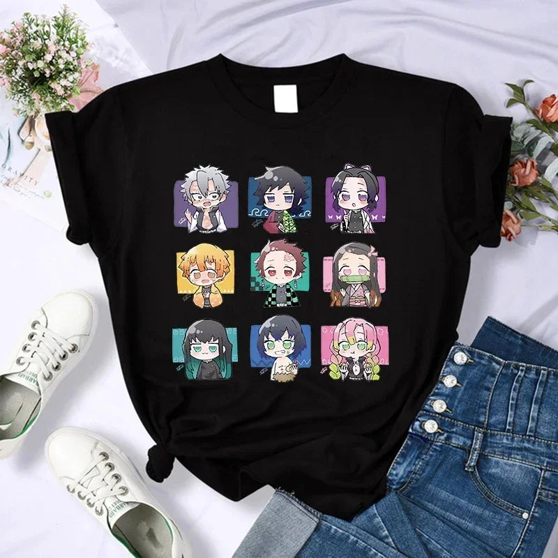 Demon Slayer Anime Camiseta Mujer