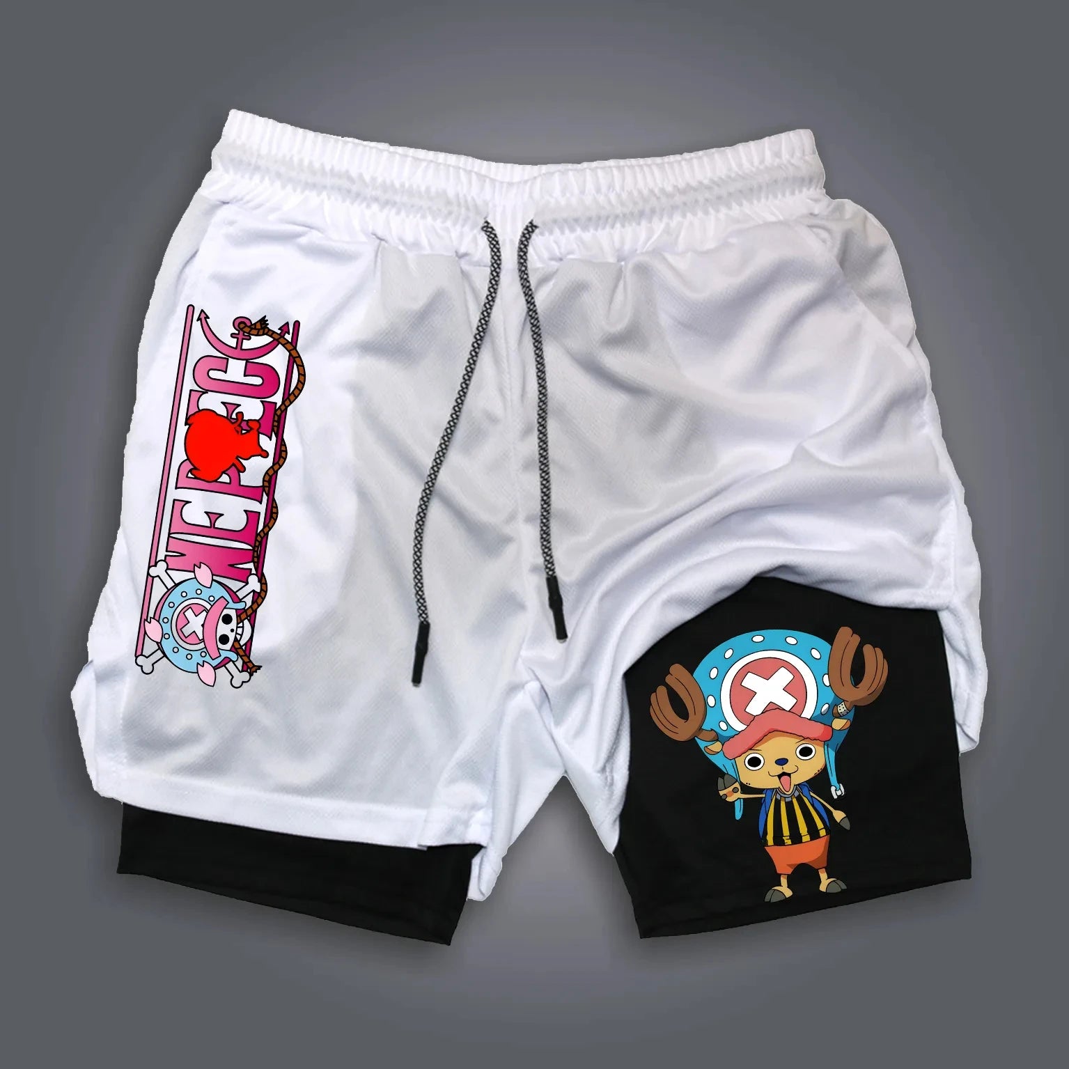 ONE PIECE Doble Short Gym Hombre