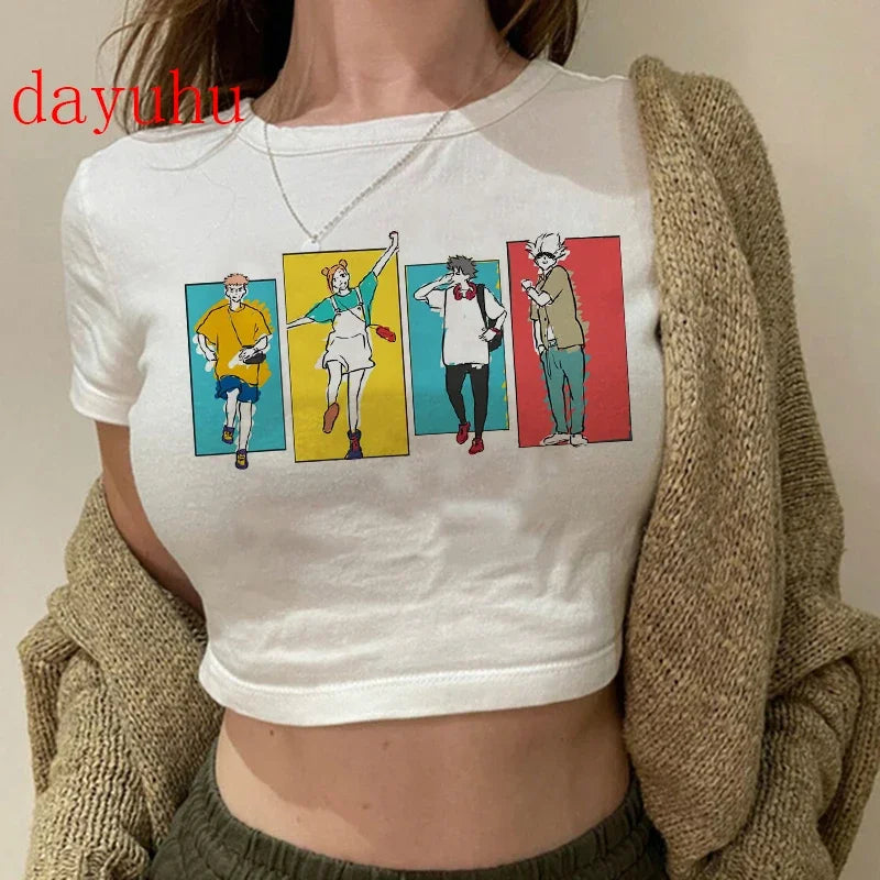 Camiseta Estilo 90S Hip Hop Mujer
