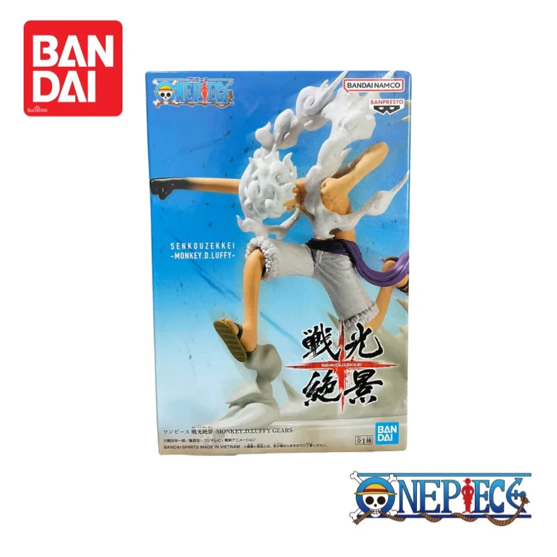 Original Bandai Banpresto One Piece Monkey D. Luffy y Rob Lucci
