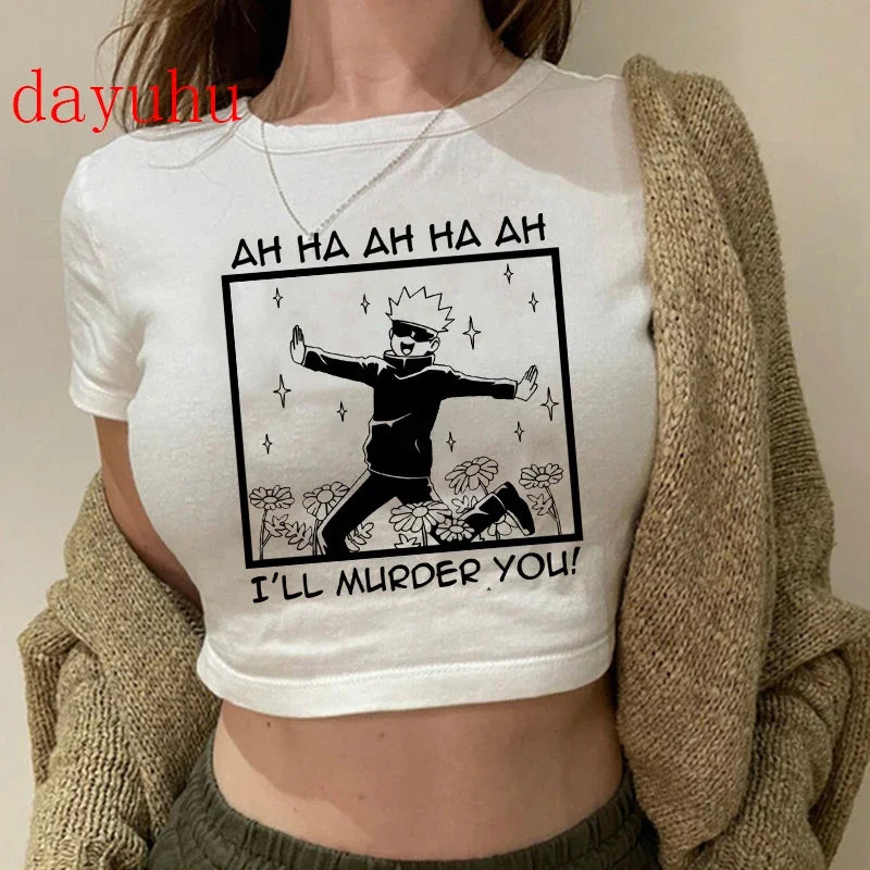 Camiseta Estilo 90S Hip Hop Mujer