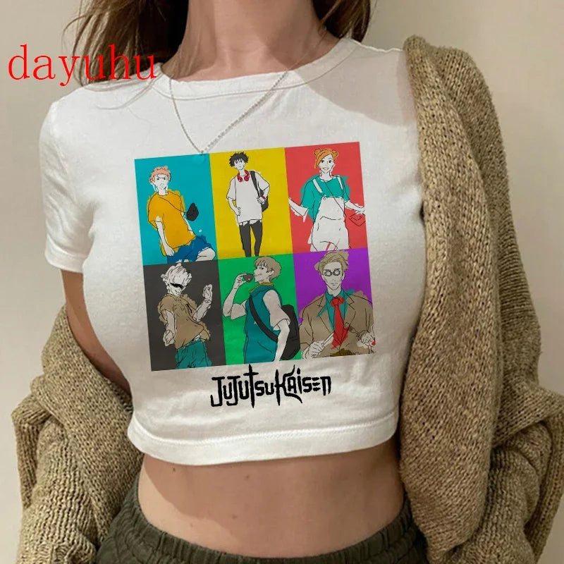 Camiseta Estilo 90S Hip Hop Mujer