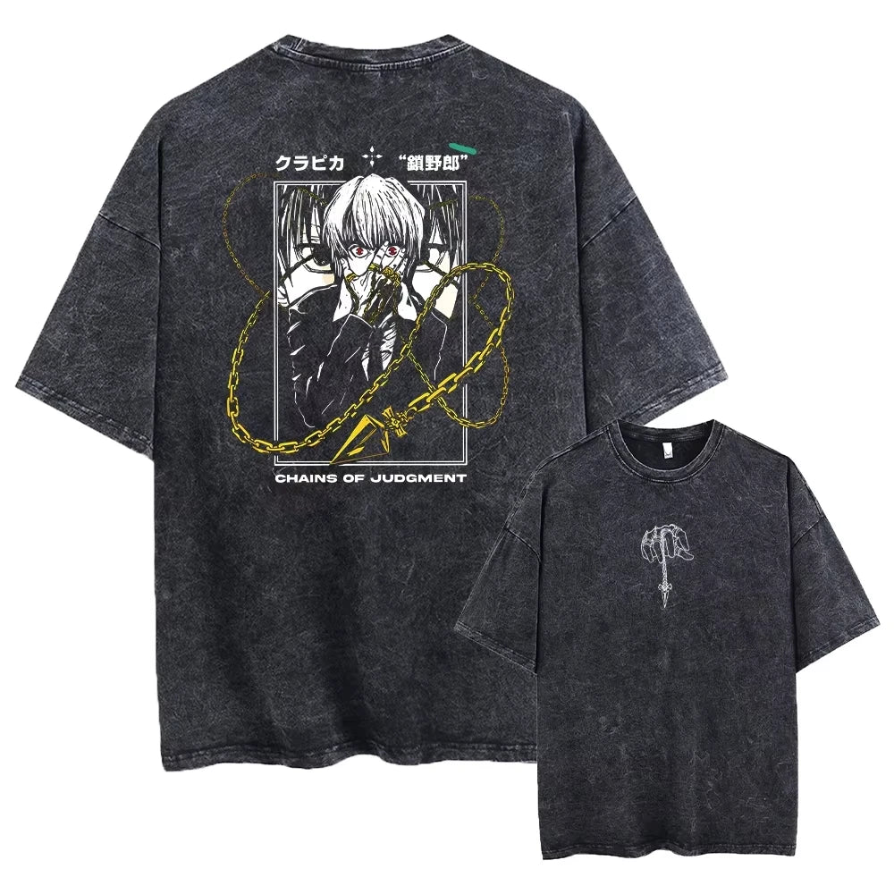 Anime Hunter X Hunter Camiseta Oversize Unisex