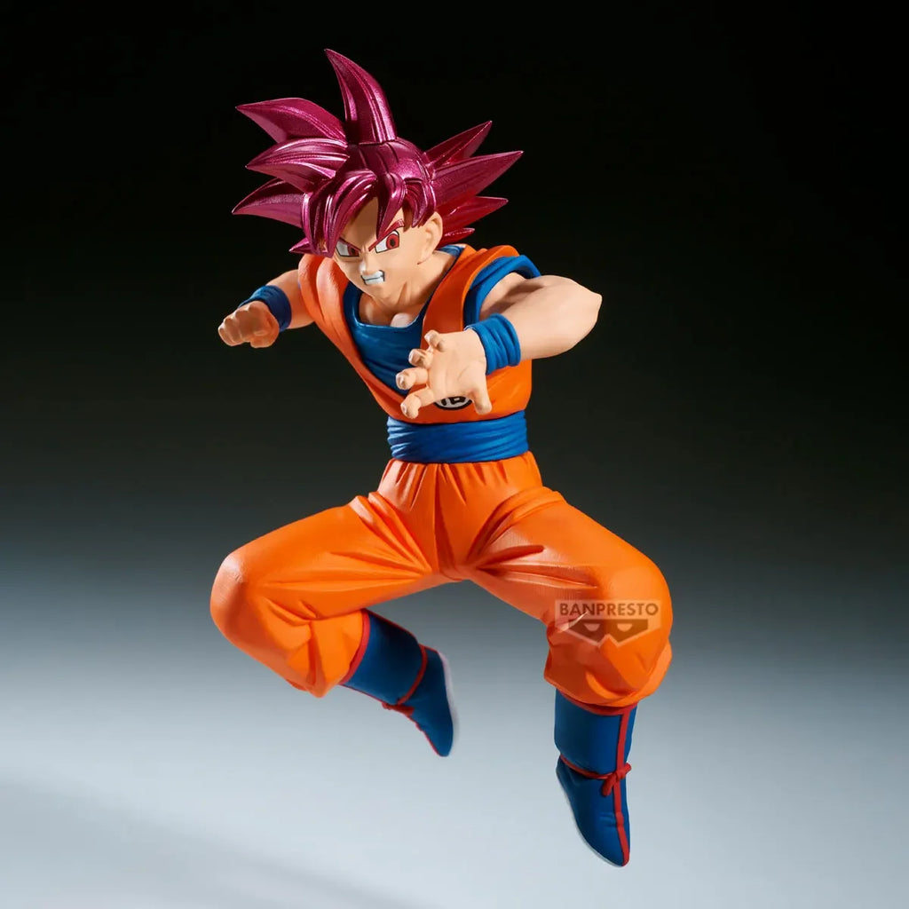 Original Bandai Banpresto Figura Anime Dragon Ball Super Saiyan God Goku VS Beerus