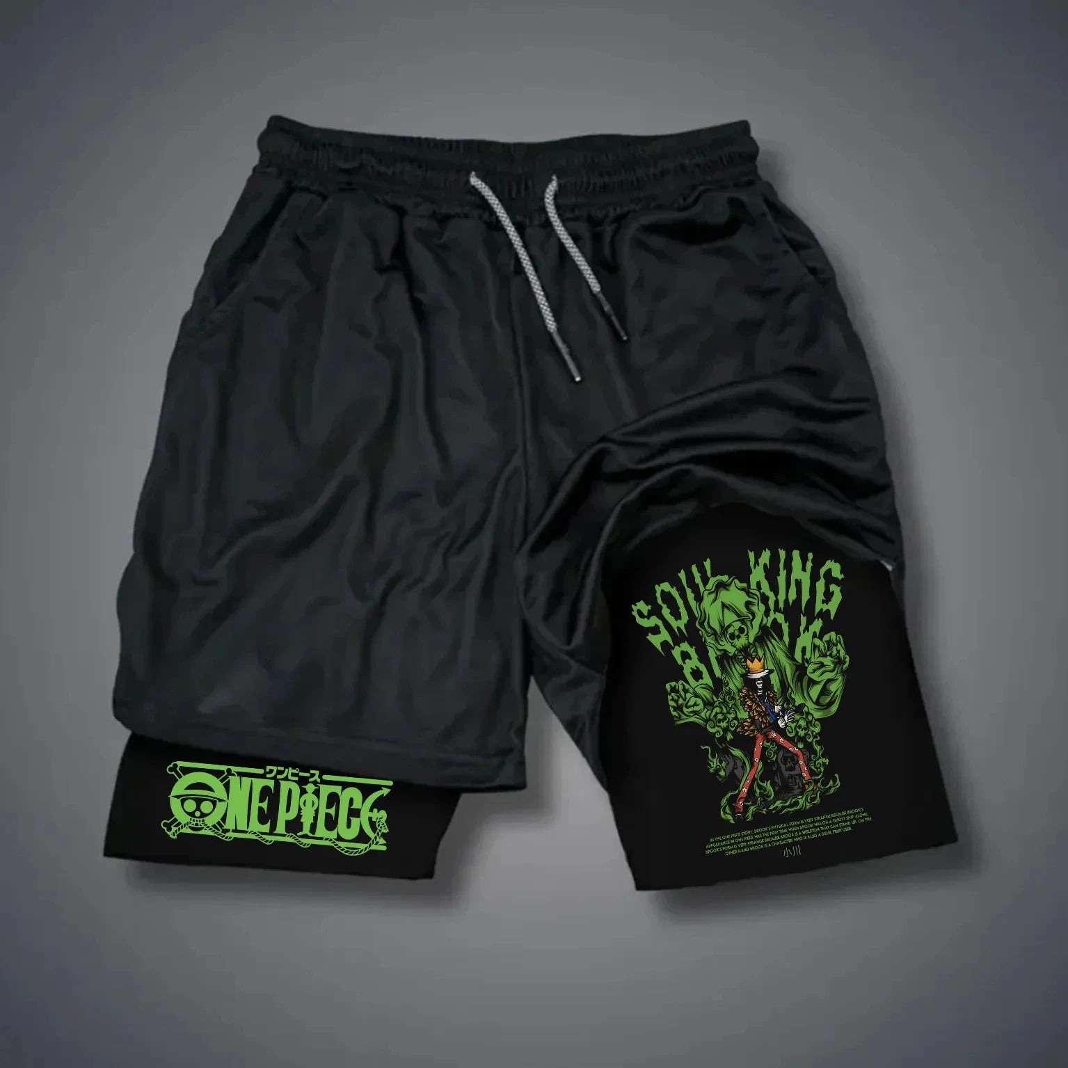 ONE PIECE Doble Short Gym Hombre