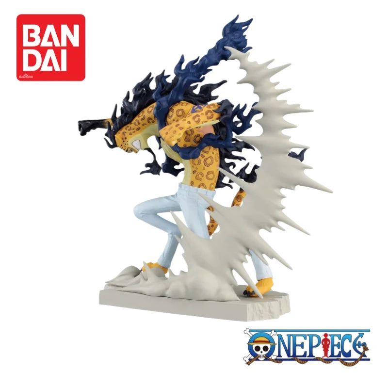 Original Bandai Banpresto One Piece Monkey D. Luffy y Rob Lucci